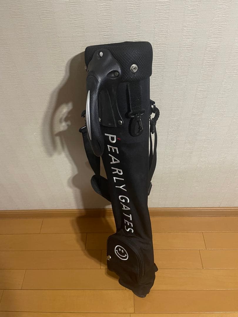 【美品】PEARLY GATES スマイル　セルフスタンドバッグ