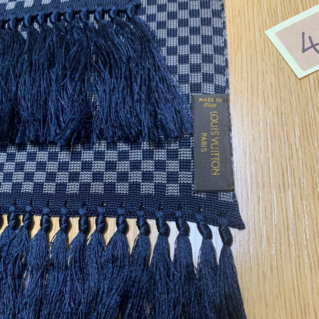 正規品　LOUIS VUITTON　ルイヴィトン　ストール　ダミエ　マフラー