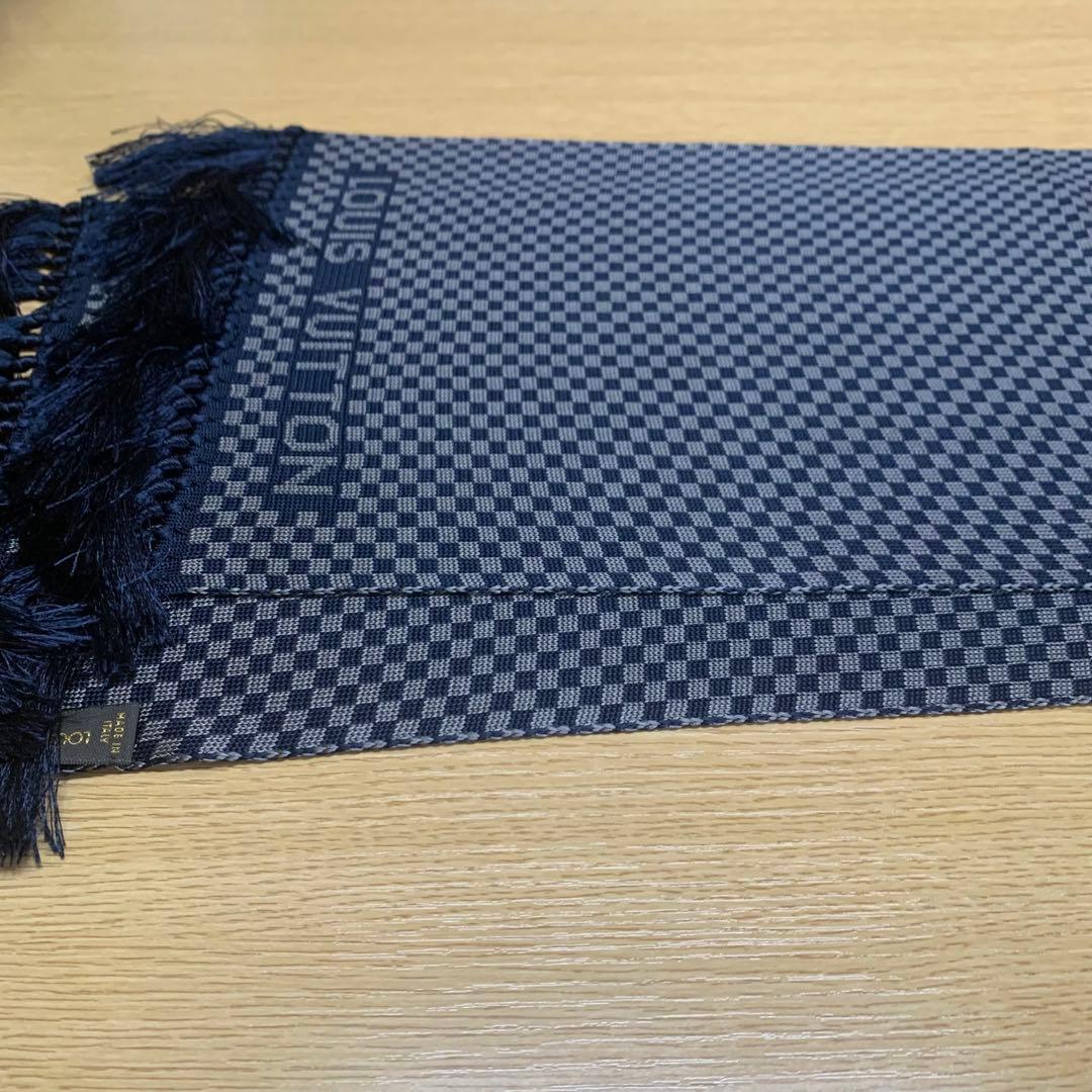 正規品　LOUIS VUITTON　ルイヴィトン　ストール　ダミエ　マフラー