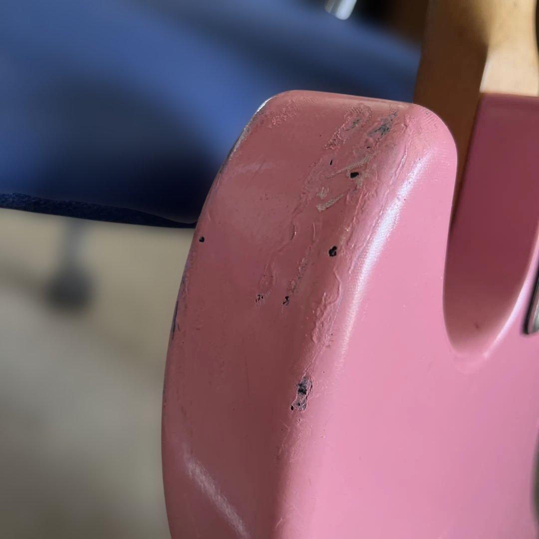 Brian by Bacchus ピンク エレキベース