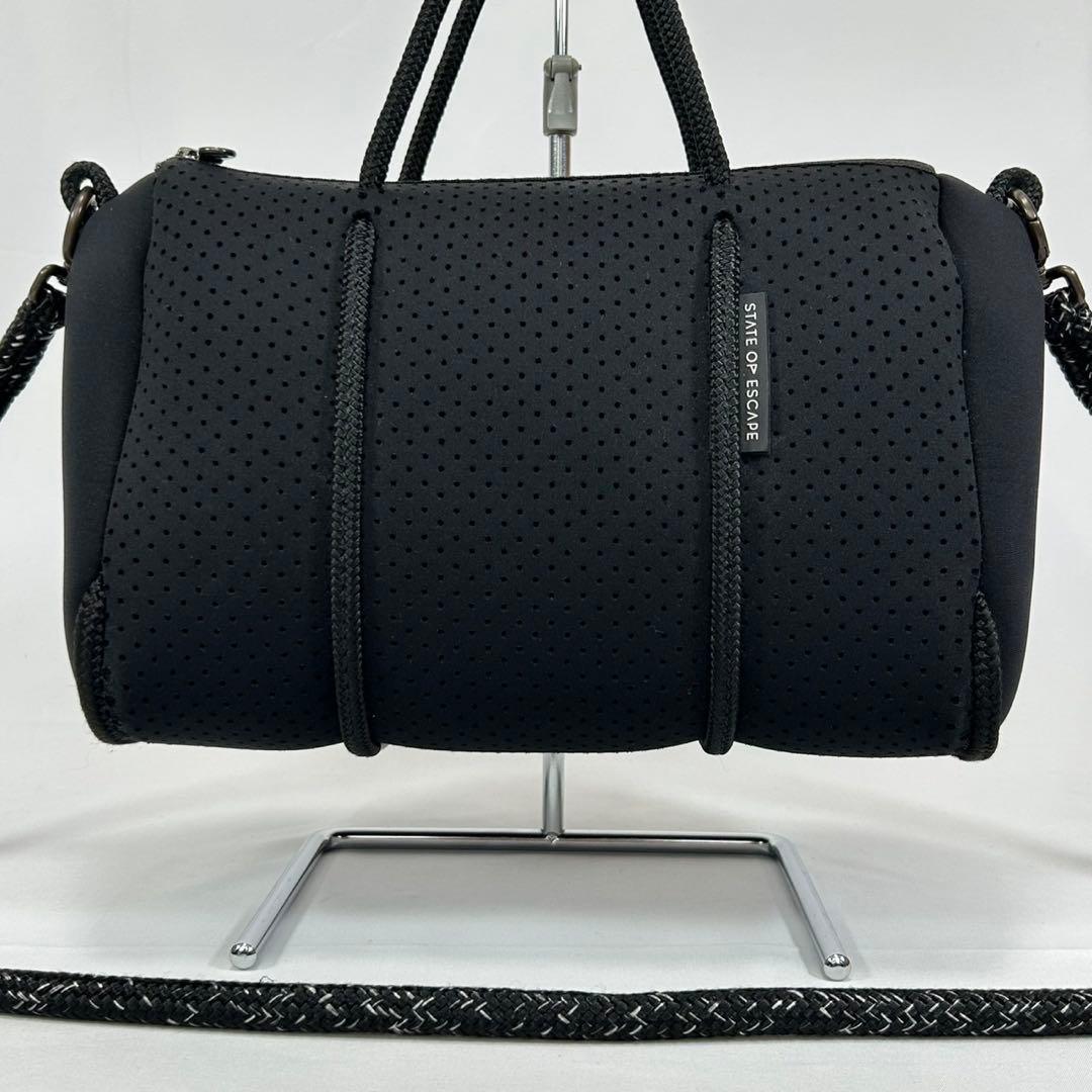 【美品】ステイトオブエスケープ Prequel 2way ショルダーバッグ 黒