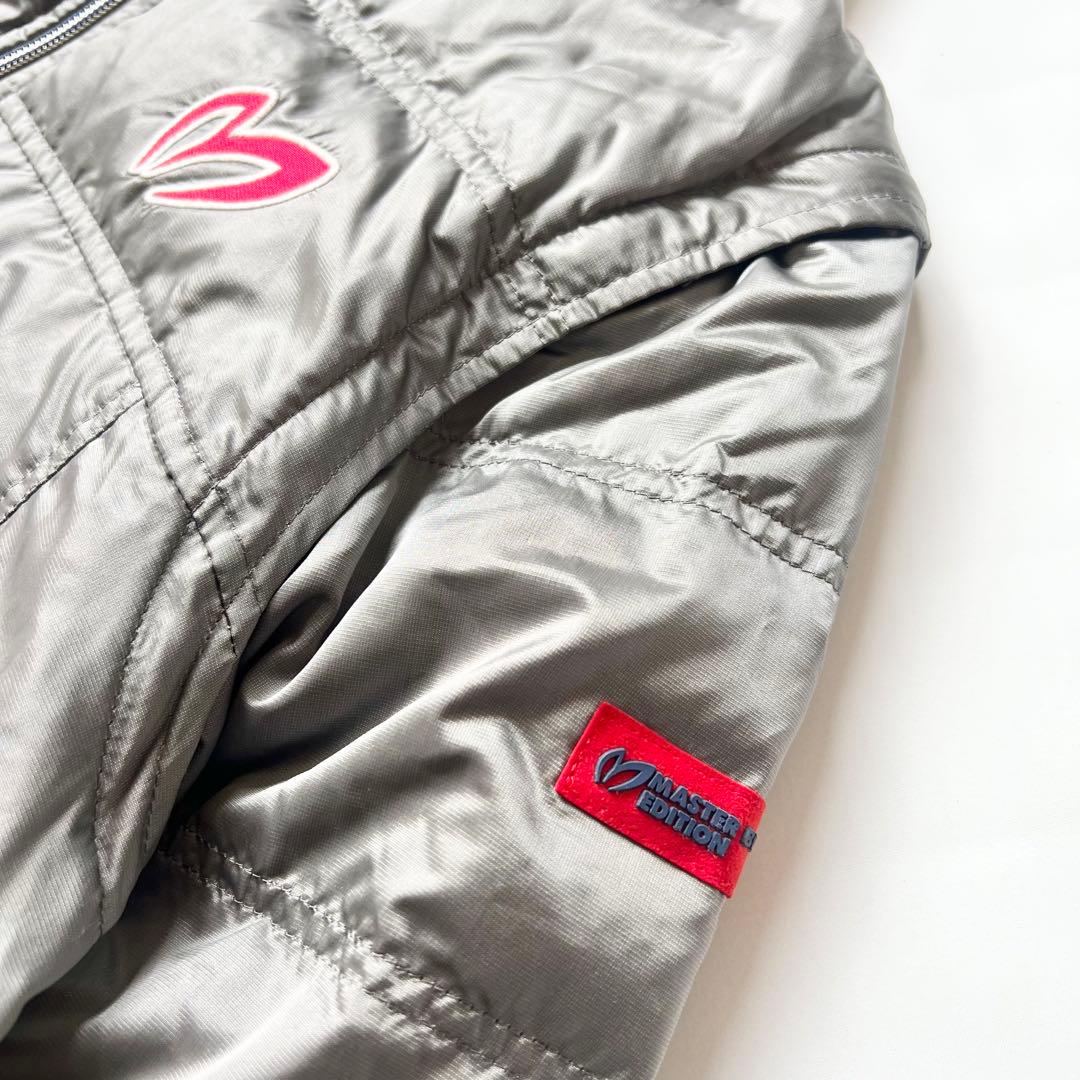 パーリーゲイツ　マスターバニー　ダウンジャケット　シルバー　銀色　レディース　L