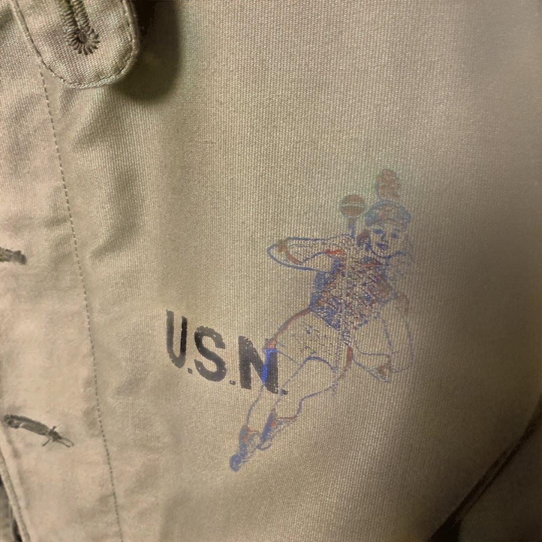 最終値下げ。N1デッキジャケット　50年代転写シート付き。山田レン