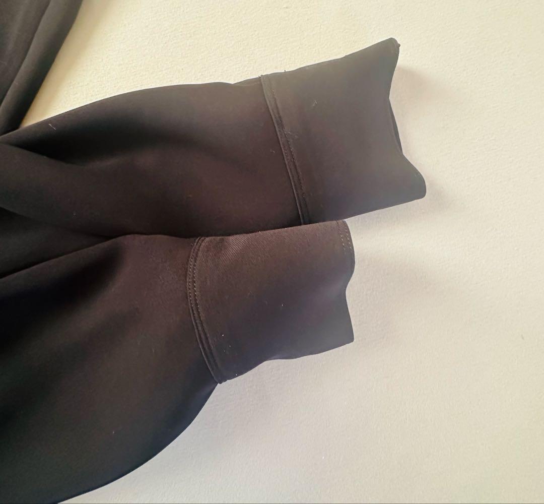 【未使用・タグ付】Whim Gazette ダブルクロスオールインワン ブラック