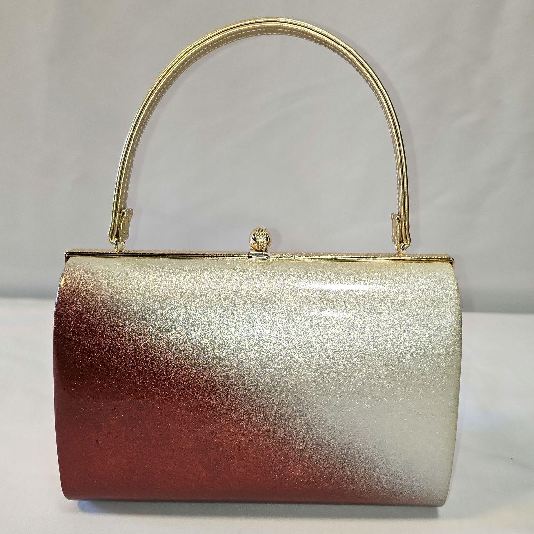 お値下げ‼️☆和装用バッグと金色草履のセット☆未使用☆桜☆日本製