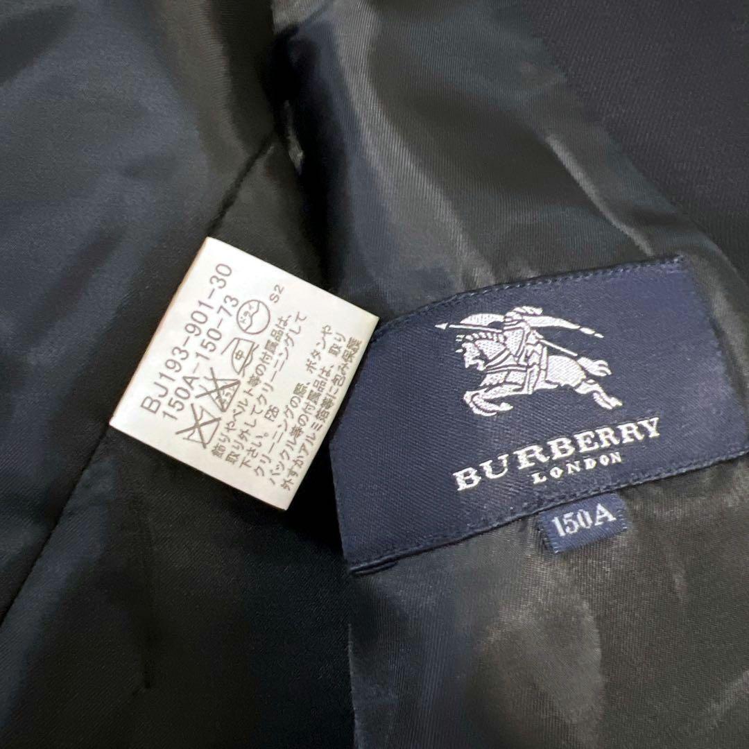 《美品》バーバリーロンドン 紺ブレ 金ボタン エンブレム ホースロゴ ジャケット