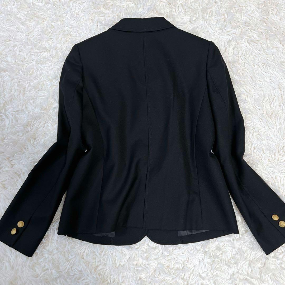 《美品》バーバリーロンドン 紺ブレ 金ボタン エンブレム ホースロゴ ジャケット