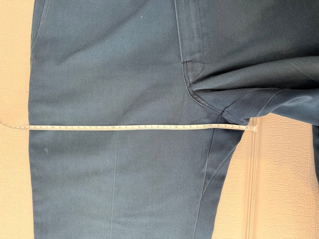 【チビタグ】Dickies 874 w34 80’s USA製　ネイビー　ブルー