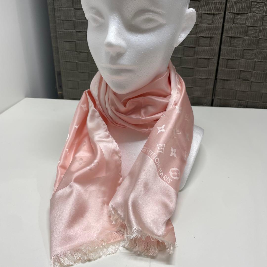 n*o様 LOUIS VUITTON ピンク モノグラム ストール