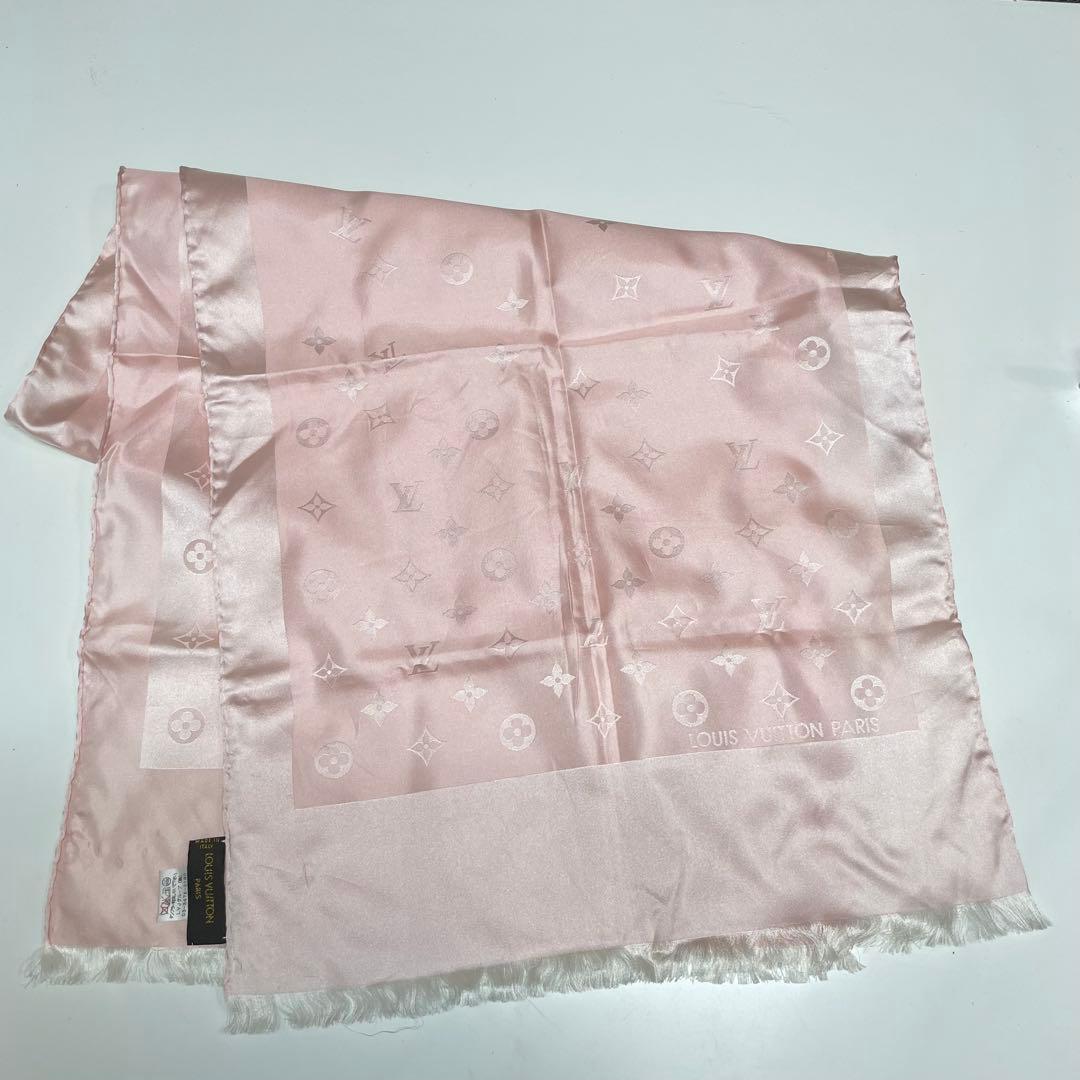 n*o様 LOUIS VUITTON ピンク モノグラム ストール