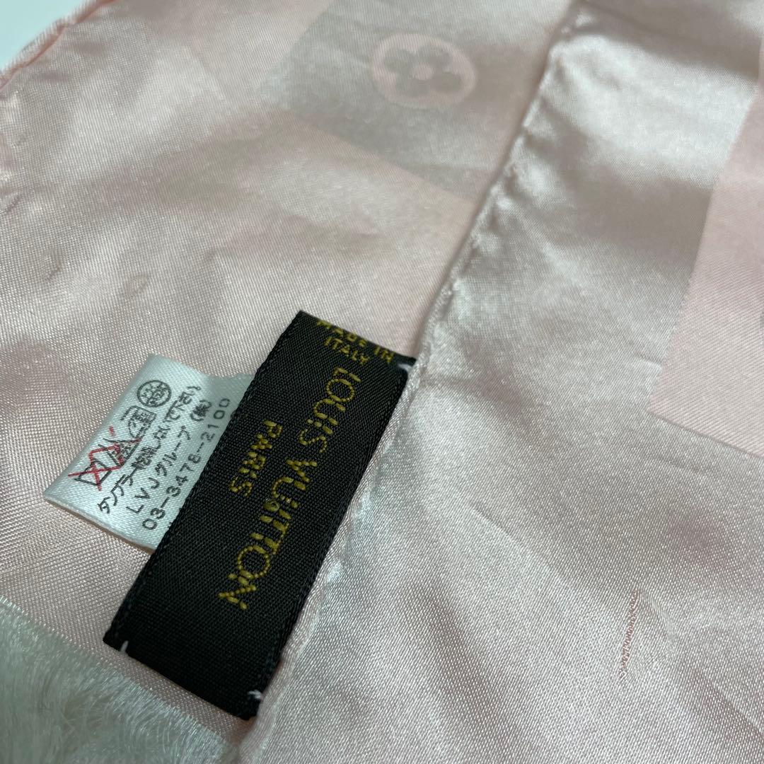 n*o様 LOUIS VUITTON ピンク モノグラム ストール