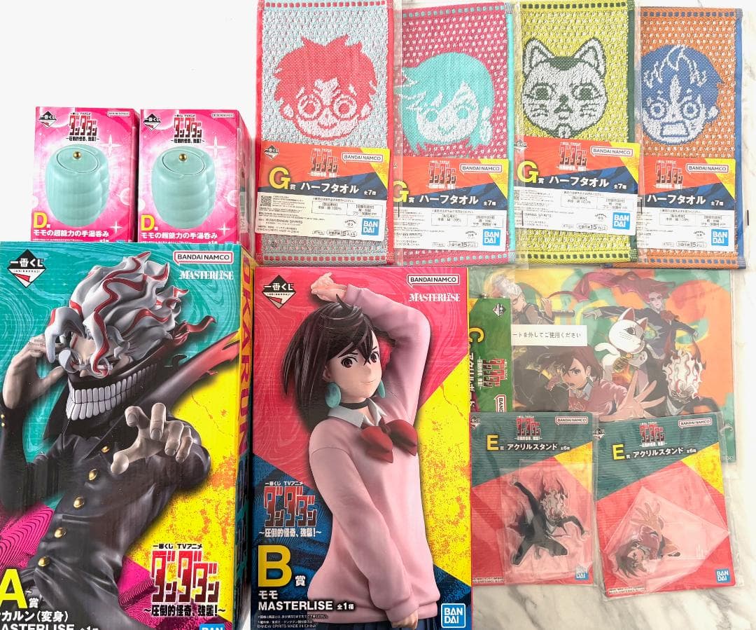 一番くじ ダンダダン A賞 オカルン B賞 モモ フィギュア 下位賞 まとめ売り