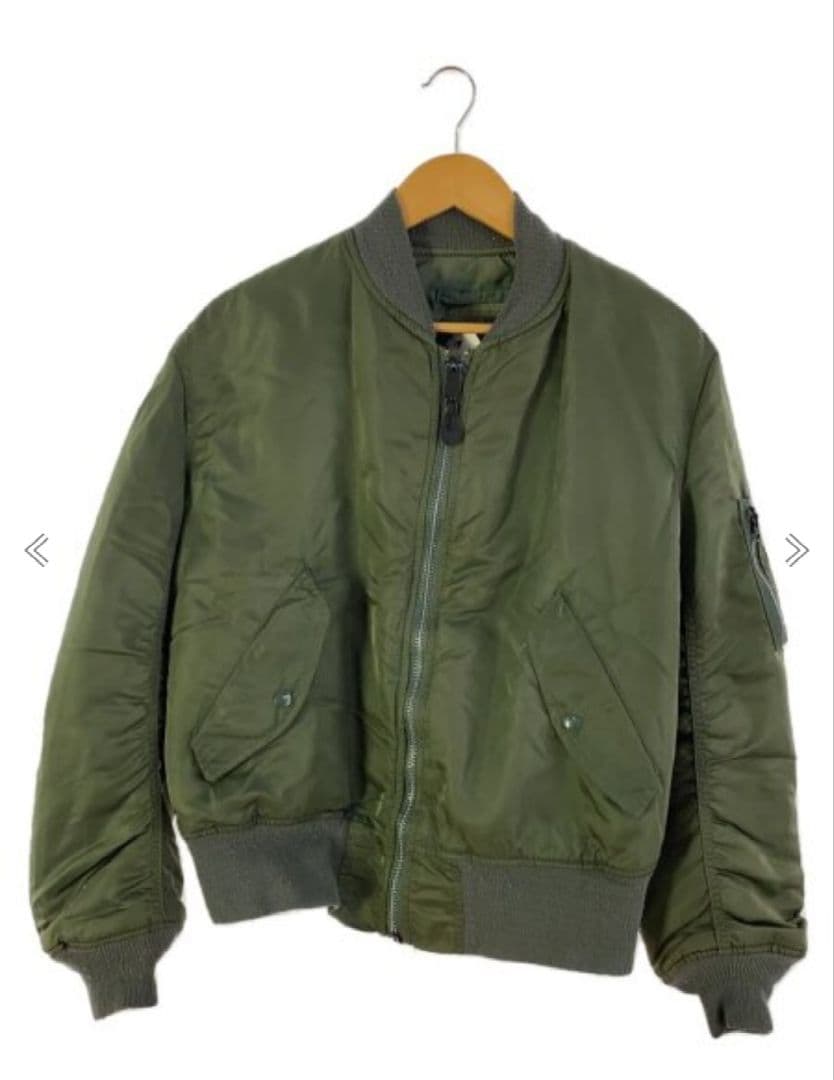 USA製【Mサイズ】【グランドクルー】【アルファ】【MA-1】【定番カーキ】