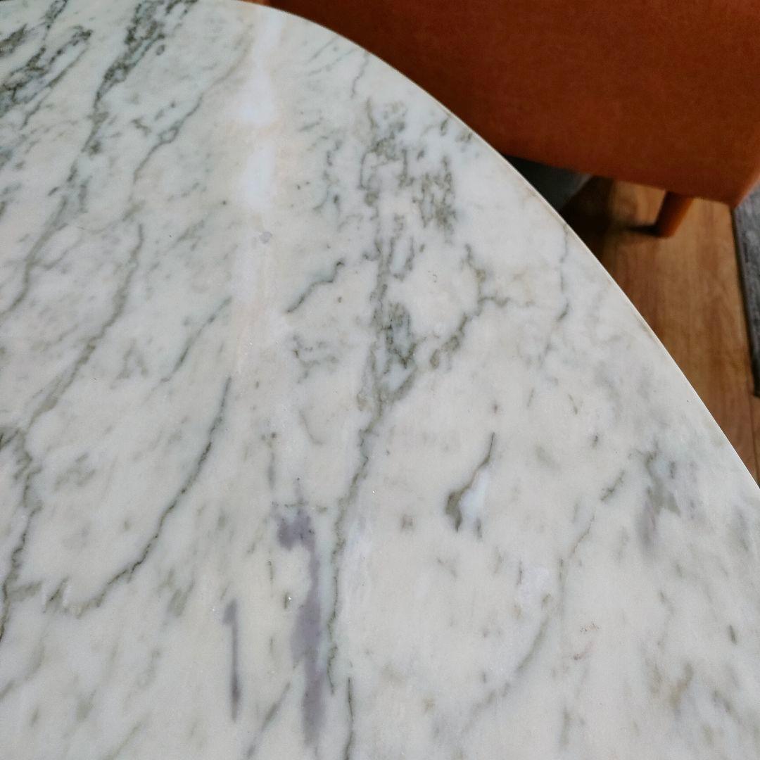 スペイン産大理石 丸型サイドテーブル 華麗 真鍮装飾 アンティーク ヴィンテージ