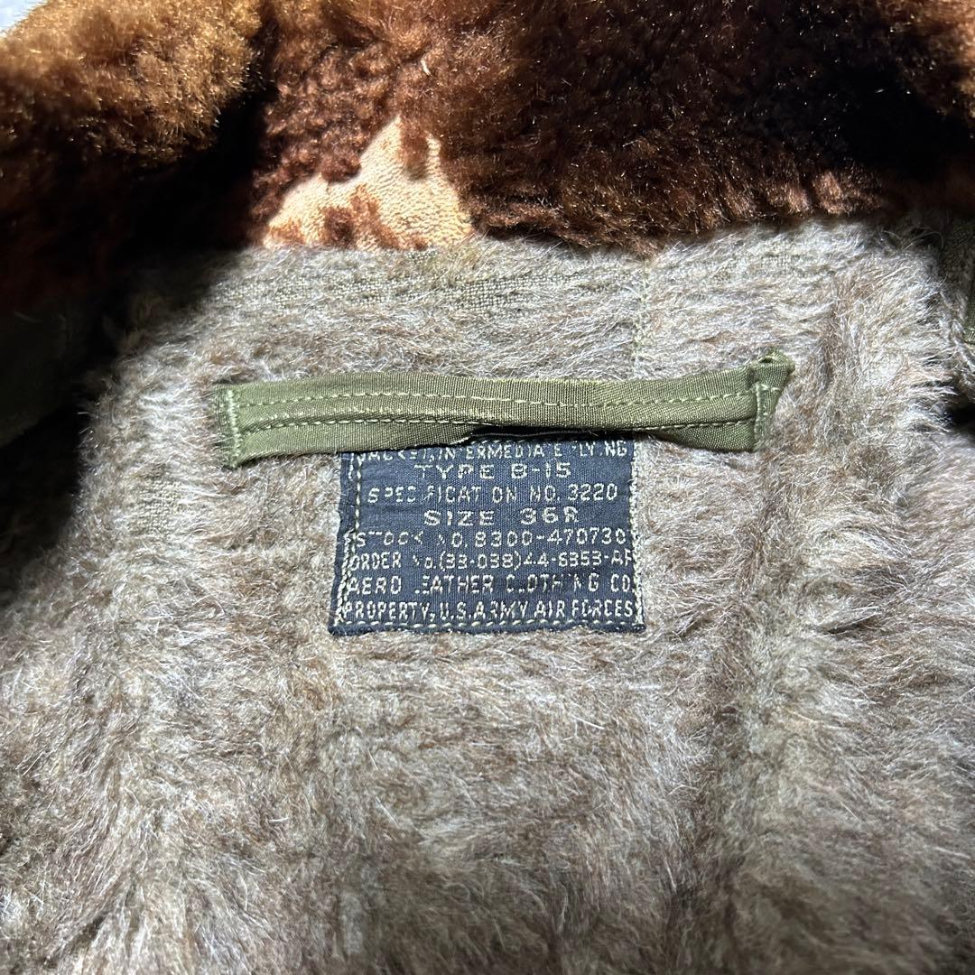 T*e様 40s WW2 b15フライトジャケット　実物