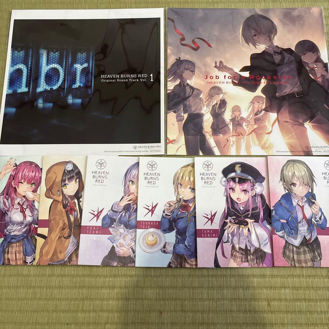 ヘブンバーンズレッドCDセット➕グッズ