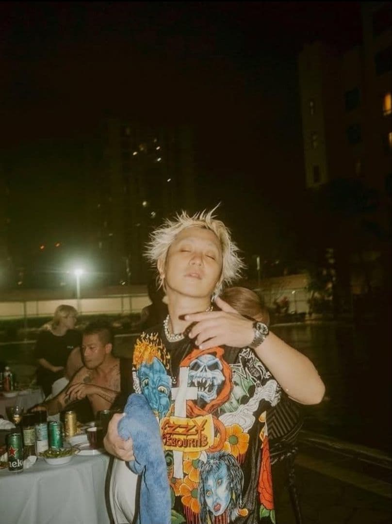 90s OZZY OSBOURNE 総柄 Tシャツ TRAVIS 深瀬 着