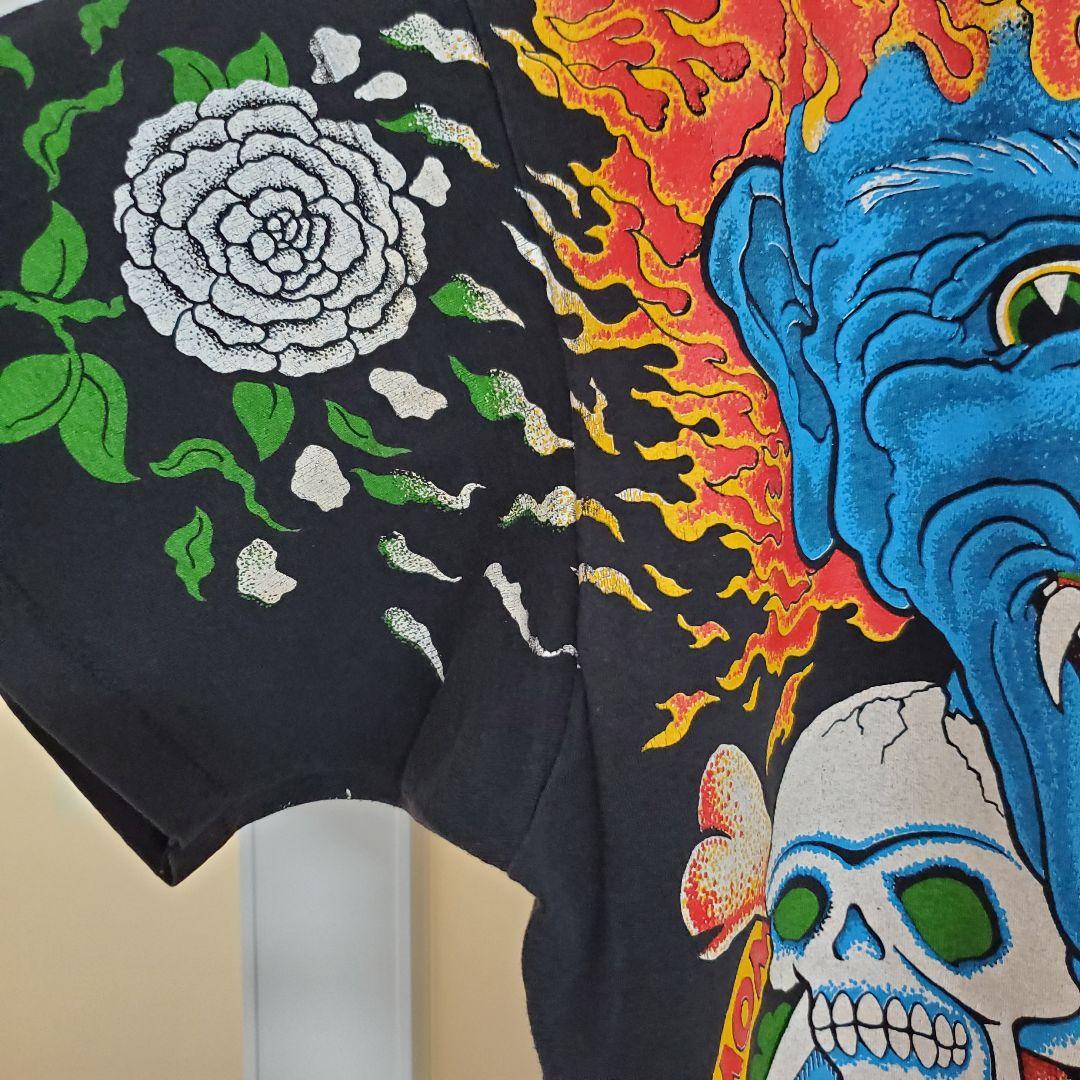 90s OZZY OSBOURNE 総柄 Tシャツ TRAVIS 深瀬 着