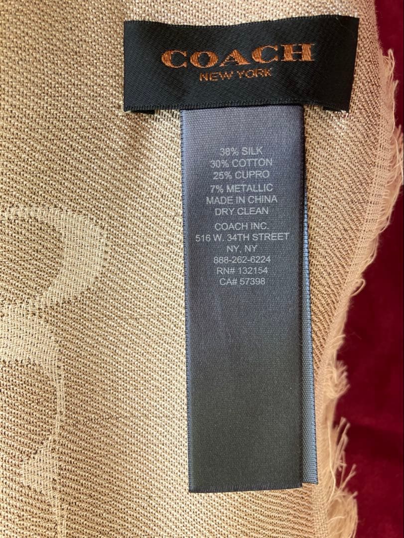 coach 大判ストール