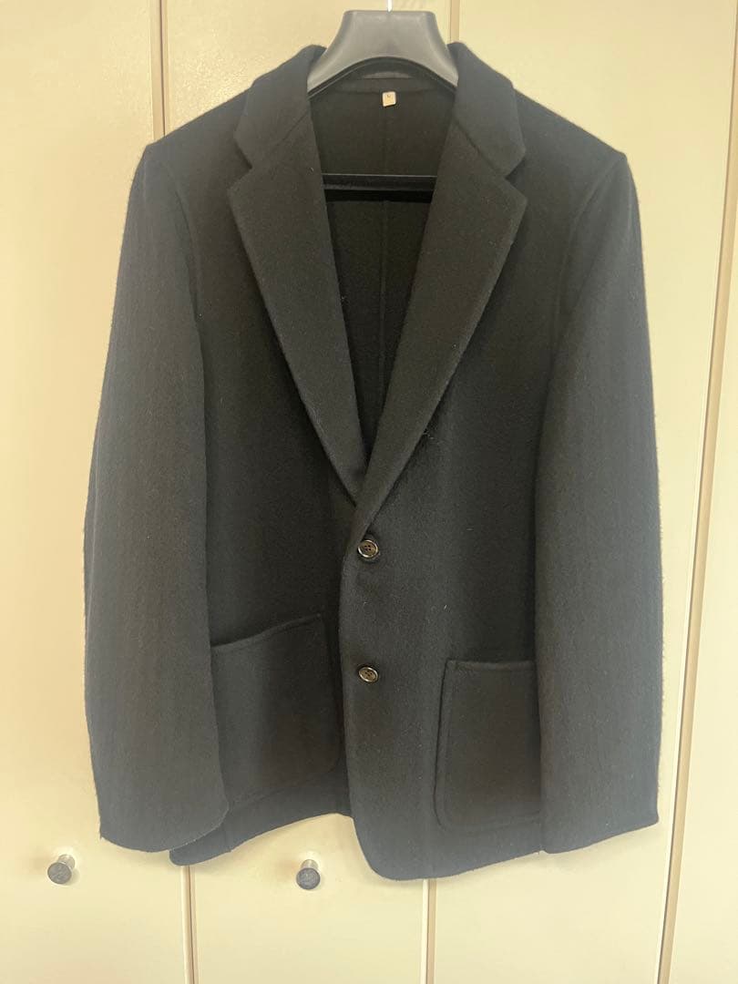 MUJI labo カシミヤ混ジャケット 黒 L