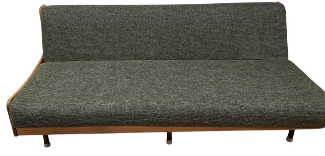 大川家具 ソファ ソファベッド ごろ寝ソファ 180cm 国産 日本製グリーン