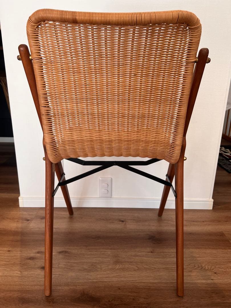 【美品】KIBIROI キビロイ ラタンチェア ダイニングチェア　1脚