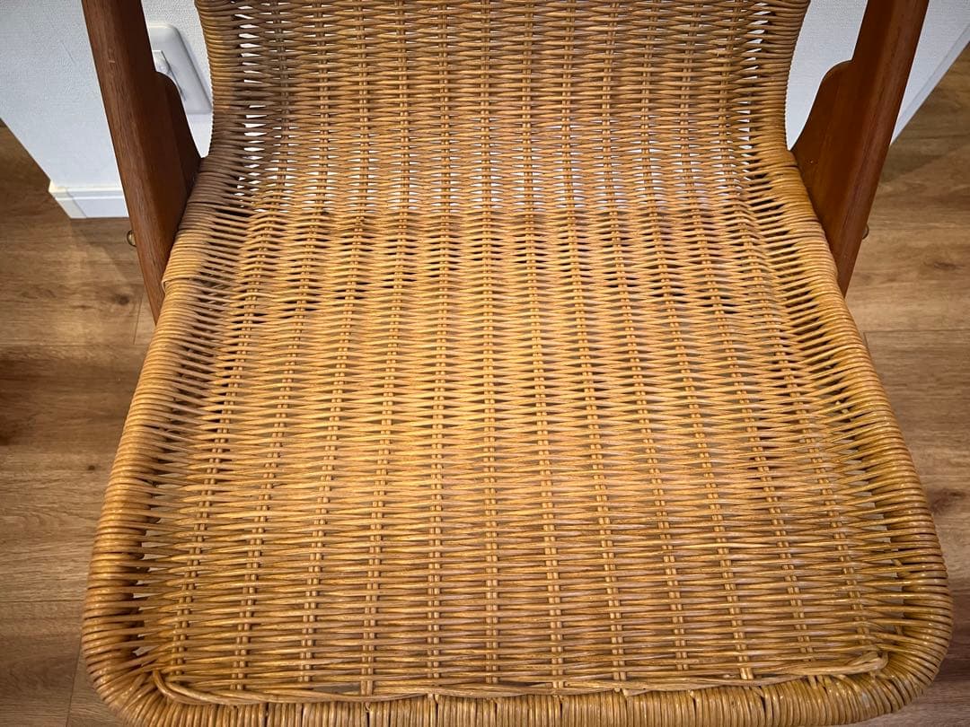 【美品】KIBIROI キビロイ ラタンチェア ダイニングチェア　1脚