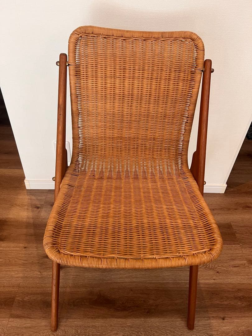 【美品】KIBIROI キビロイ ラタンチェア ダイニングチェア　1脚