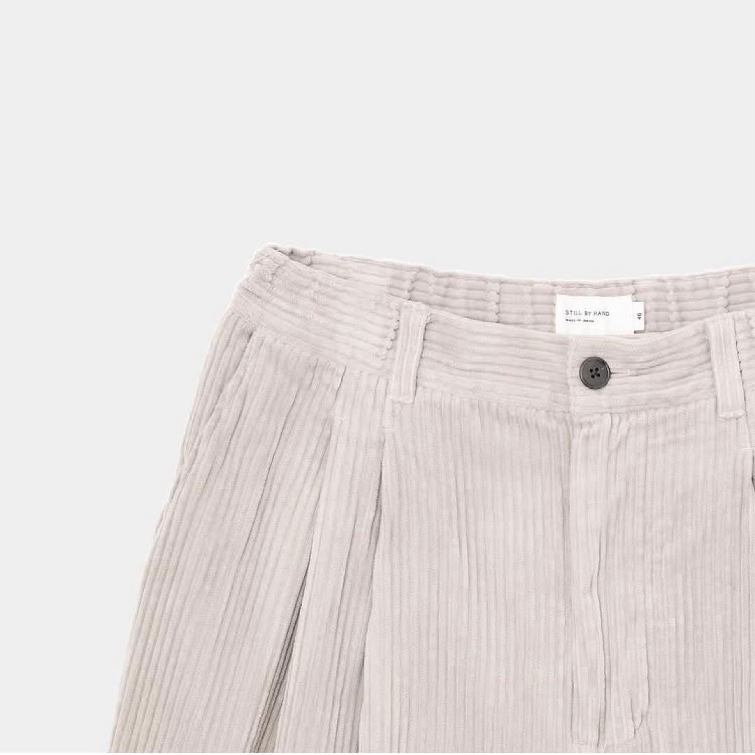 しろーSTILL BY HAND コーデュロイパンツ 46 PT03224