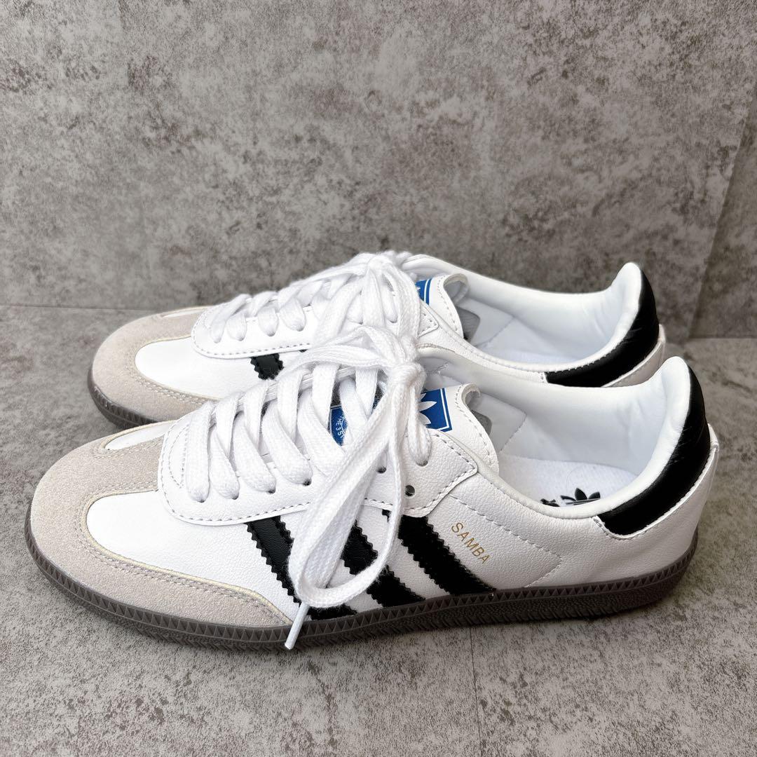 未使用品　アディダス　Samba OG ホワイト　ブラック　24cm