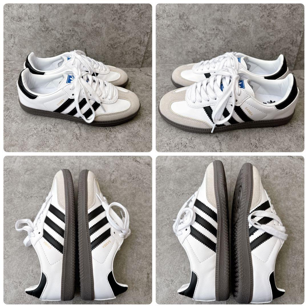 未使用品　アディダス　Samba OG ホワイト　ブラック　24cm