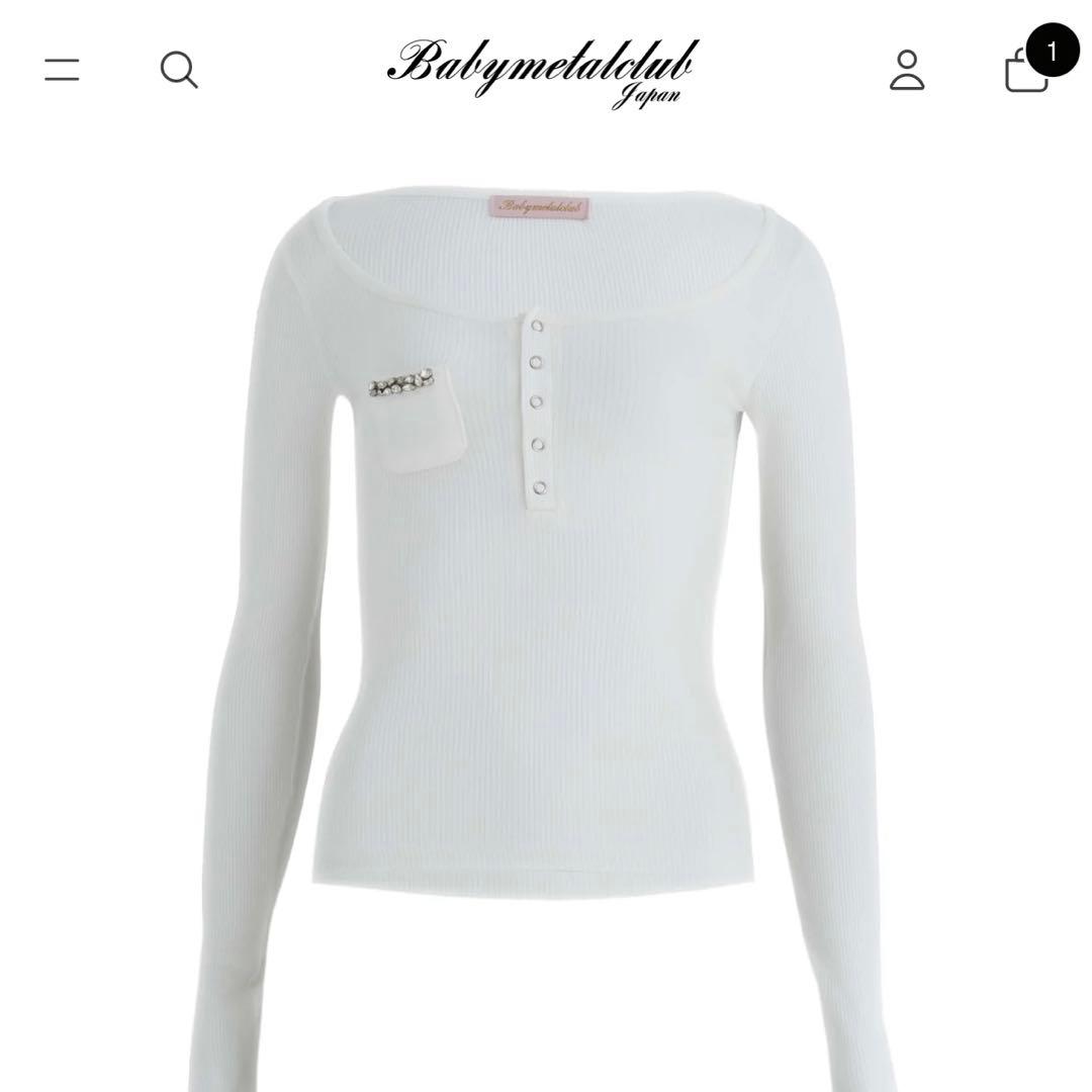 babylclub Glam t (white) 白 シズニルック