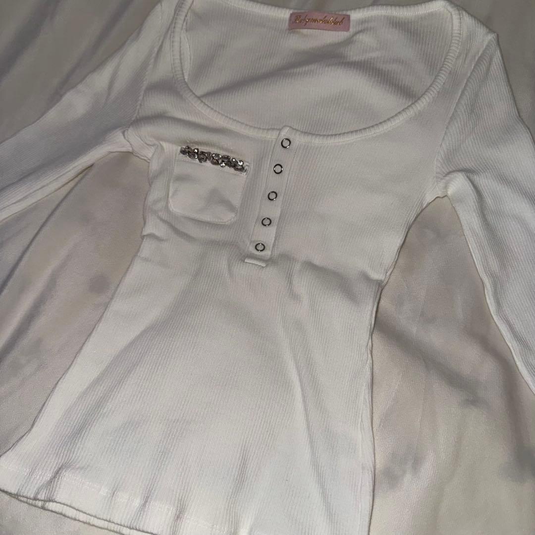 babylclub Glam t (white) 白 シズニルック