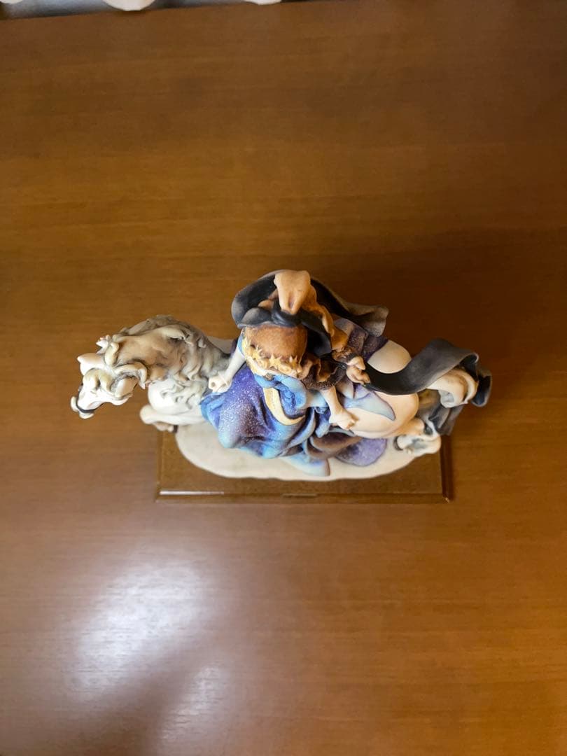 ジョゼッペ アルマーニ フローレンス社 置物 馬 女性