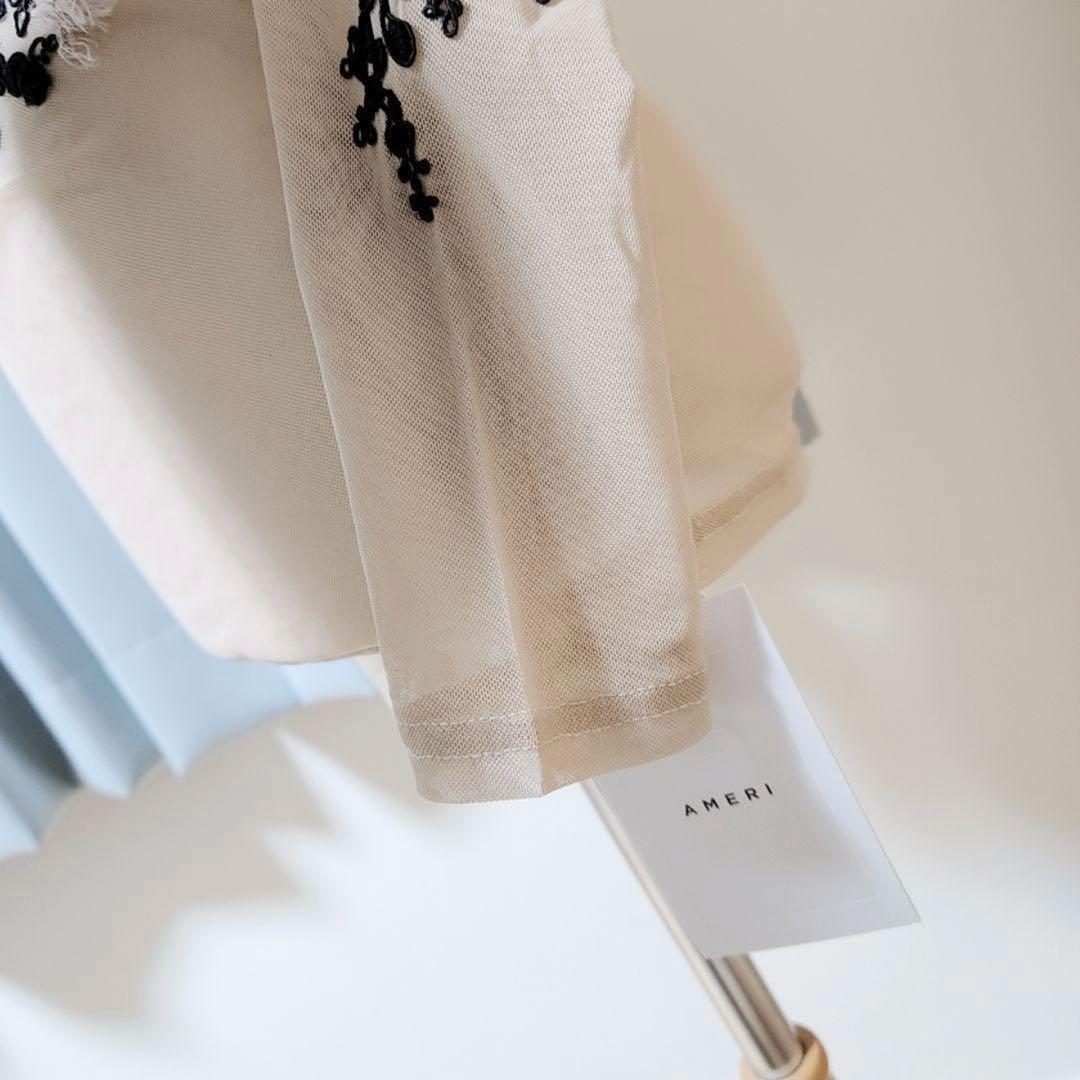 トップス AMERI VINTAGE UND FUR EMBROIDERY SKINTOP