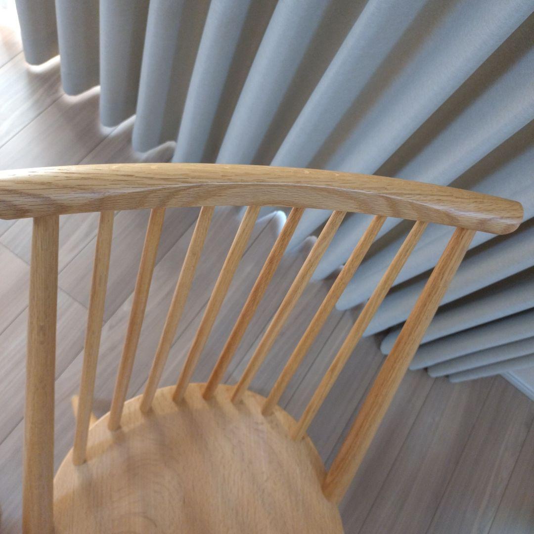 柏木工　KASHIWA ダイニングチェア①　オーク　無垢　飛騨家具　シビルチェア