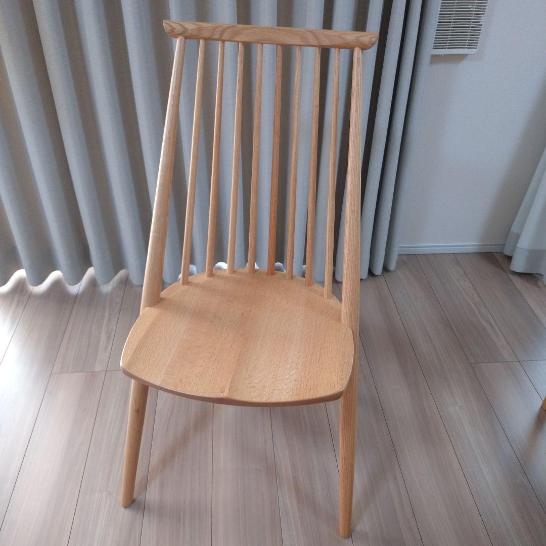 柏木工　KASHIWA ダイニングチェア①　オーク　無垢　飛騨家具　シビルチェア