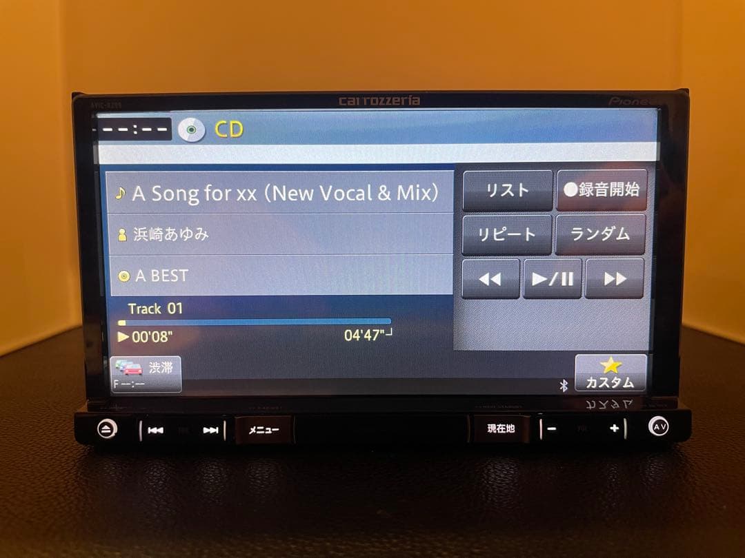 最新地図楽ナビAVIC-RZ99 2025年地図最新1.1.1.版最新オービス