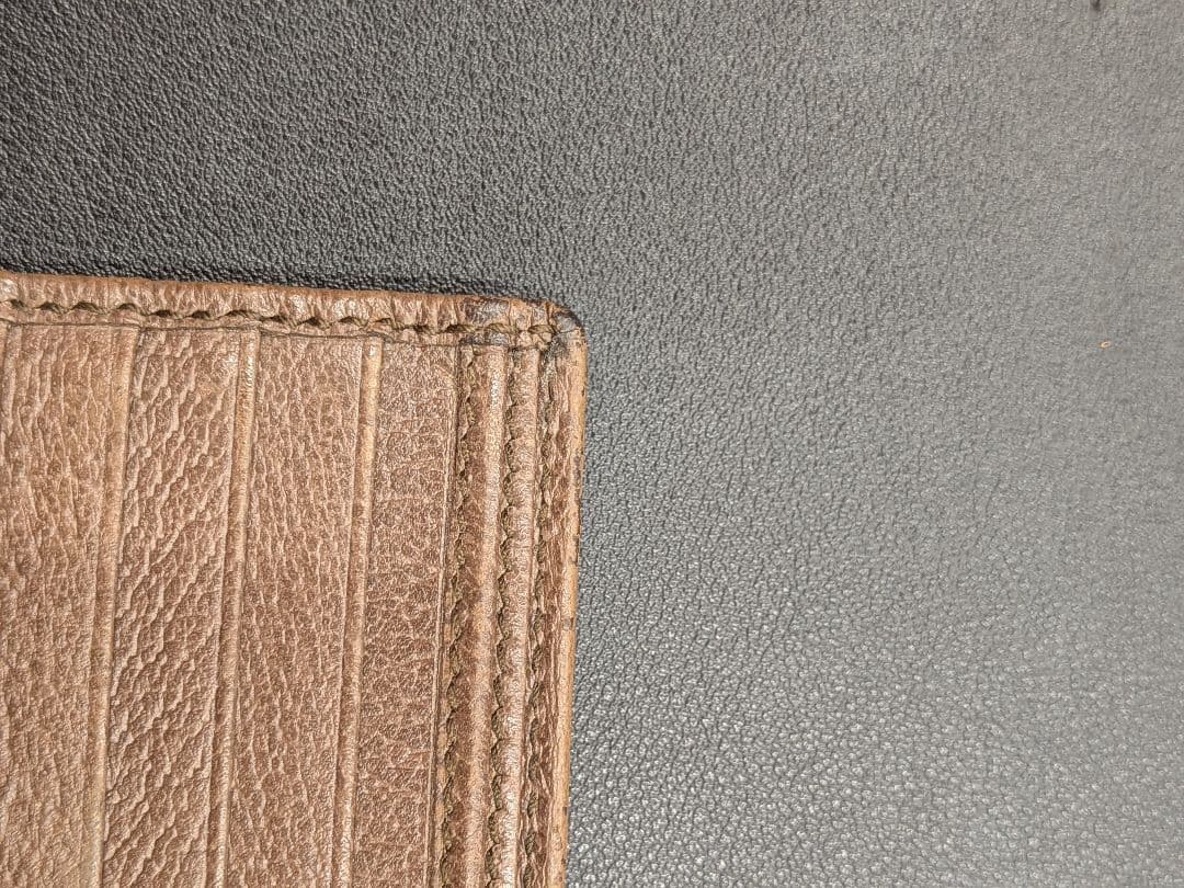 Gucci GGキャンバス 二つ折り財布 オフィディア ブラウン