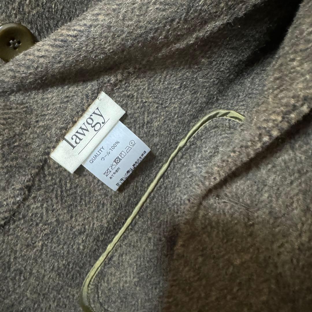 【ブラウン】lawgy ヘリンボーンジャケット 【試着のみ】