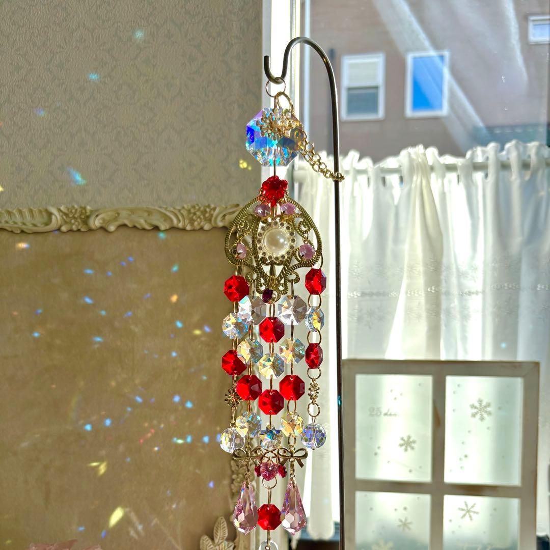 ライトシャム✩.*˚ SWAROVSKIサンキャッチャー