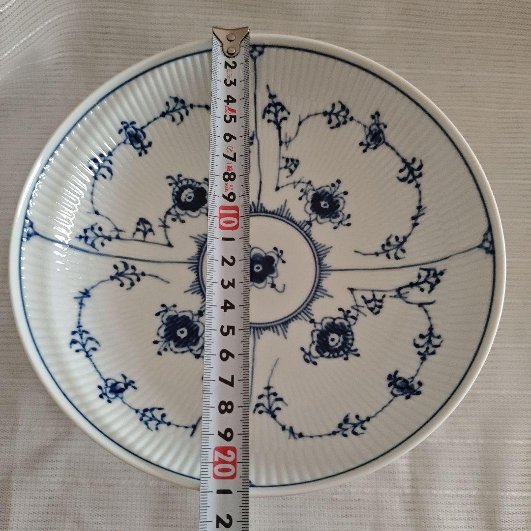 ロイヤルコペンハーゲン ブルーフルーテッド プレイン コンポート フルーツ