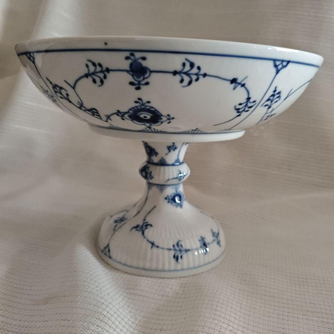 ロイヤルコペンハーゲン ブルーフルーテッド プレイン コンポート フルーツ