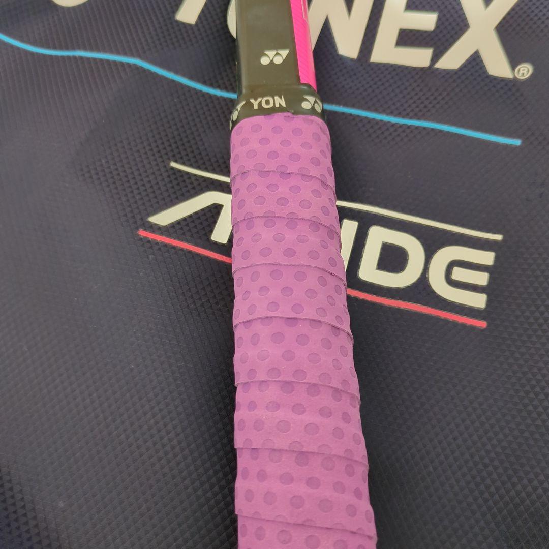 美品　YONEX AIRIDE テニスラケット ピンク ケース付き