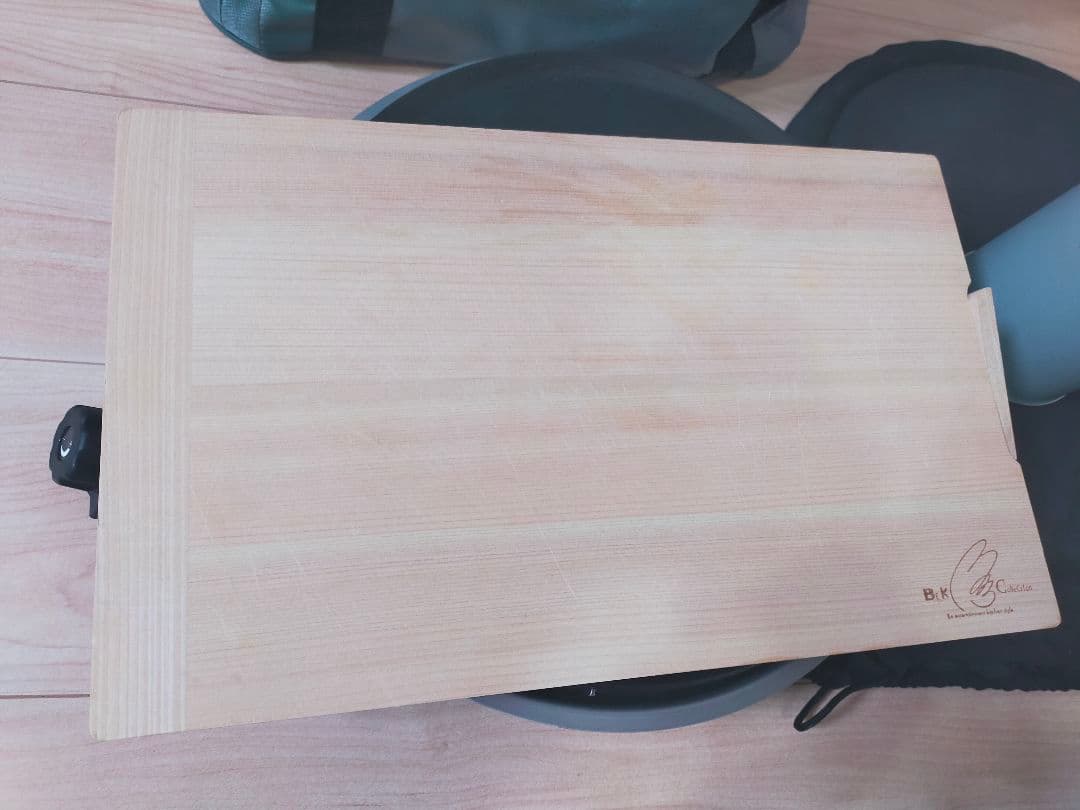 スノーピーク 鉄板焼エンバーナー +ギアコンテナ＋まな板＋ガス缶燃料