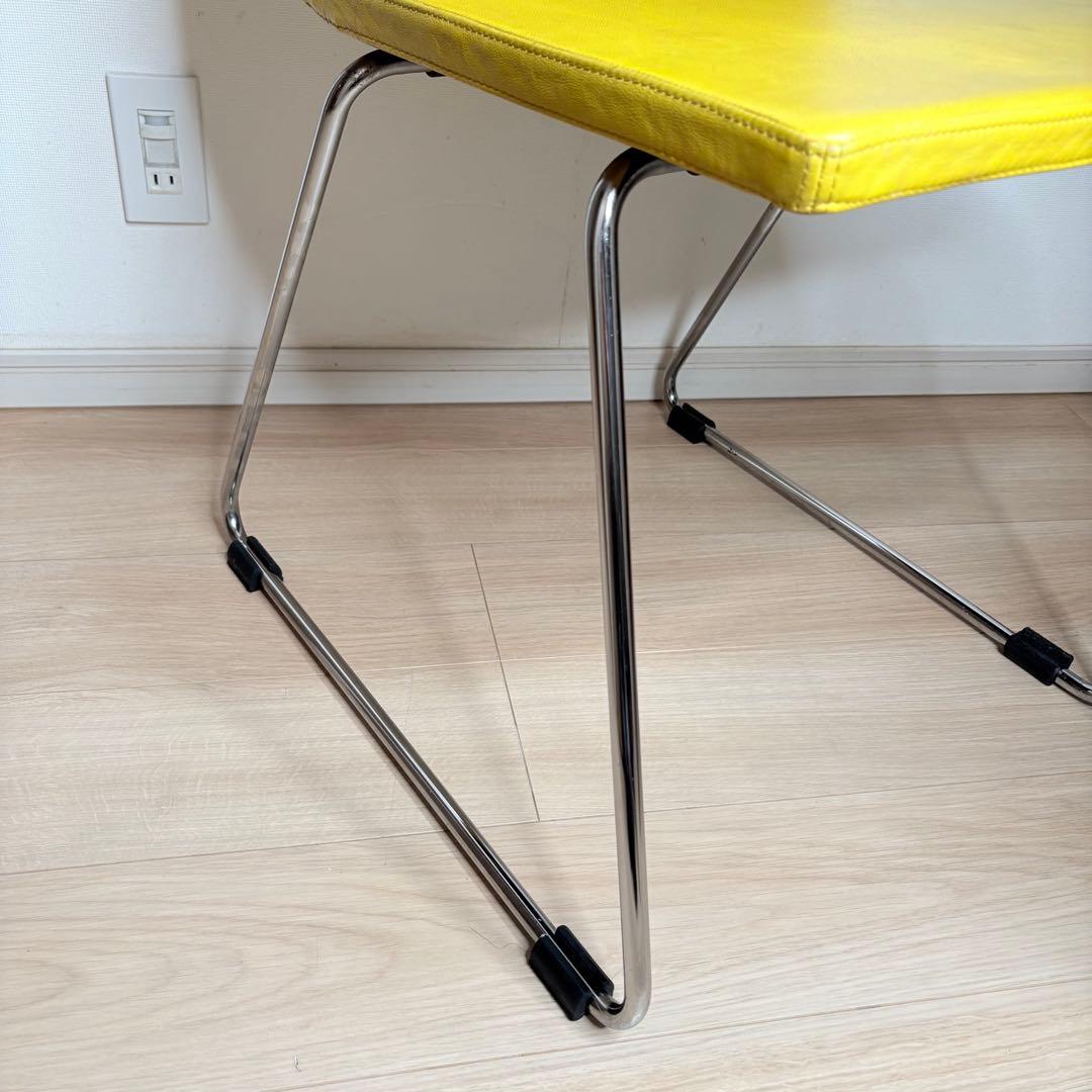 レア！絶版品！人気！BERNHARD ダイニングチェア イエロー IKEA