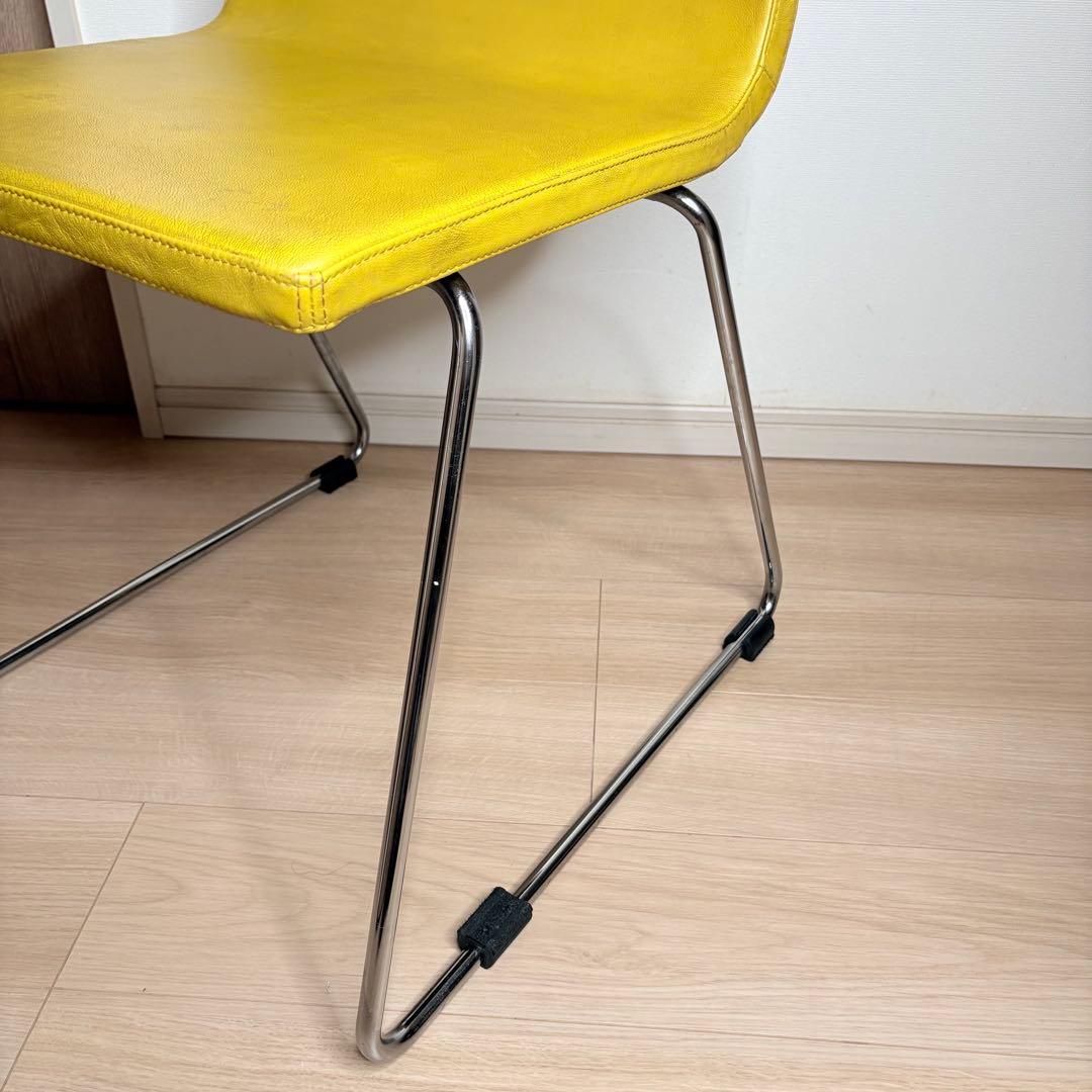 レア！絶版品！人気！BERNHARD ダイニングチェア イエロー IKEA