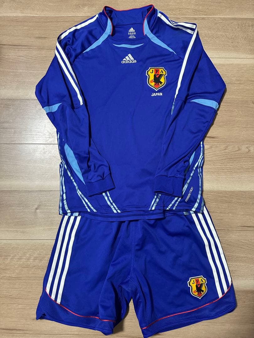 日本代表長袖オーセンティックユニフォーム 2006年W杯 ＋パンツ2枚セット