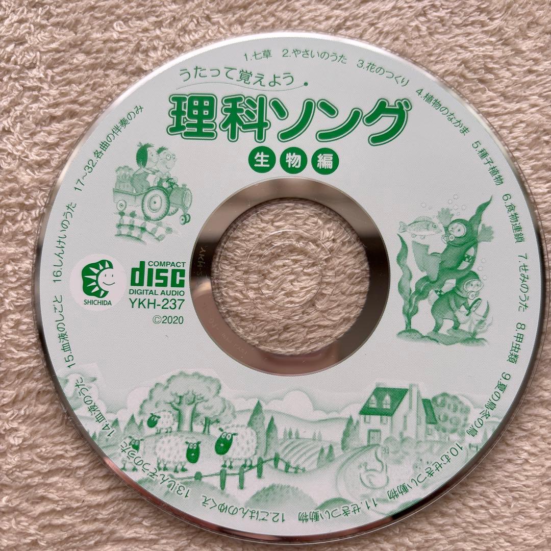 七田式CD 社会科ソング・理科ソング 5枚セット