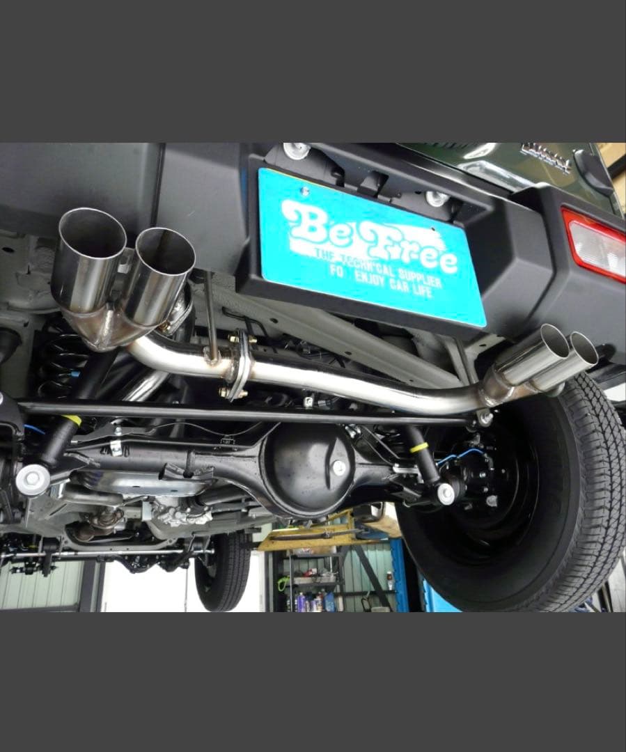 JB64 74共通　4本出しマフラー BE FREE